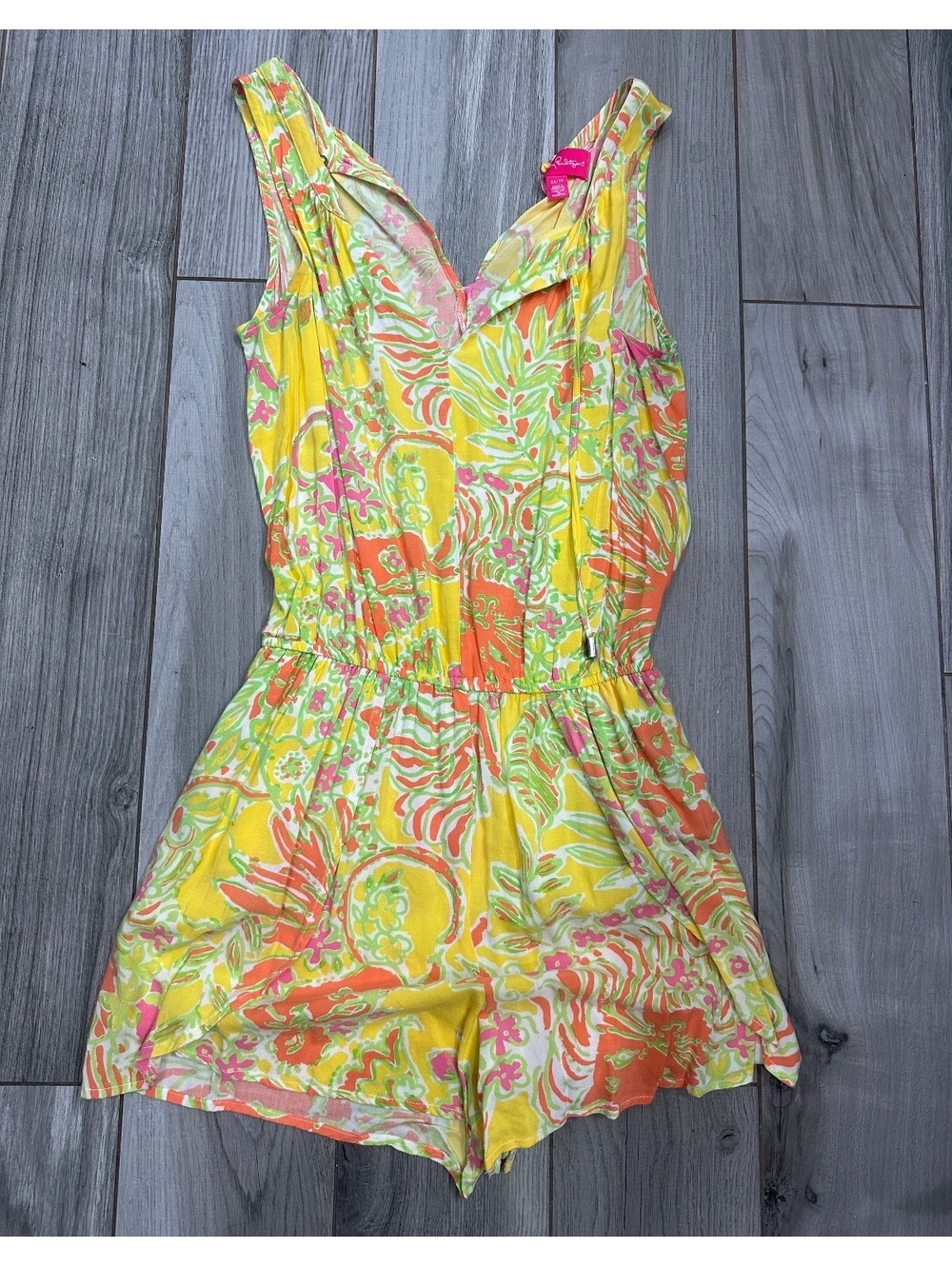 Lilly Pulitzer Women's Floral Print Romper XS